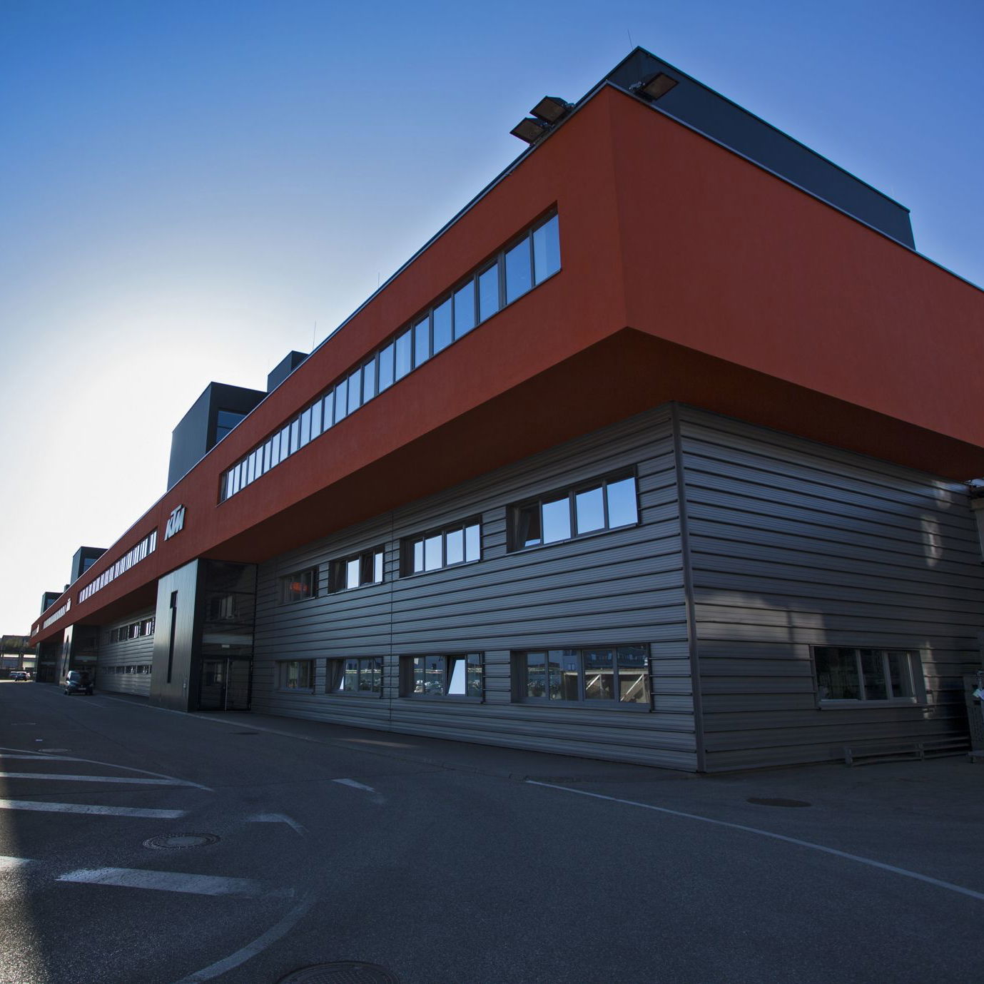 The KTM factory in Mattighofen, Austria